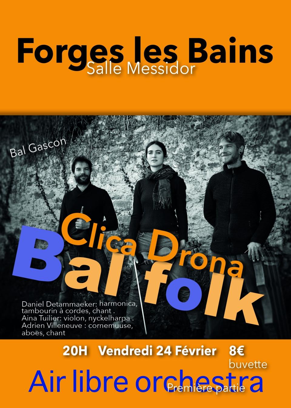 Bal clica drona forges les bains